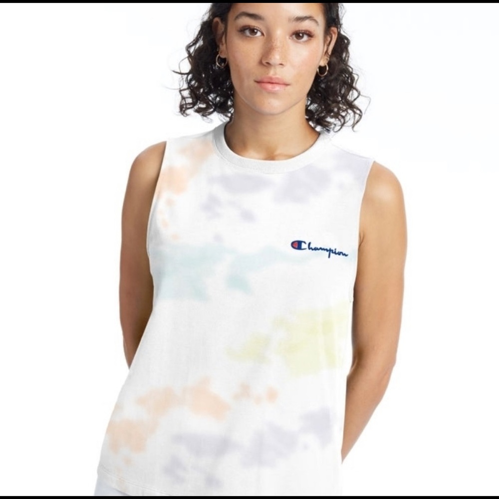 Champion Tie Dye Pastel Tank Size XS